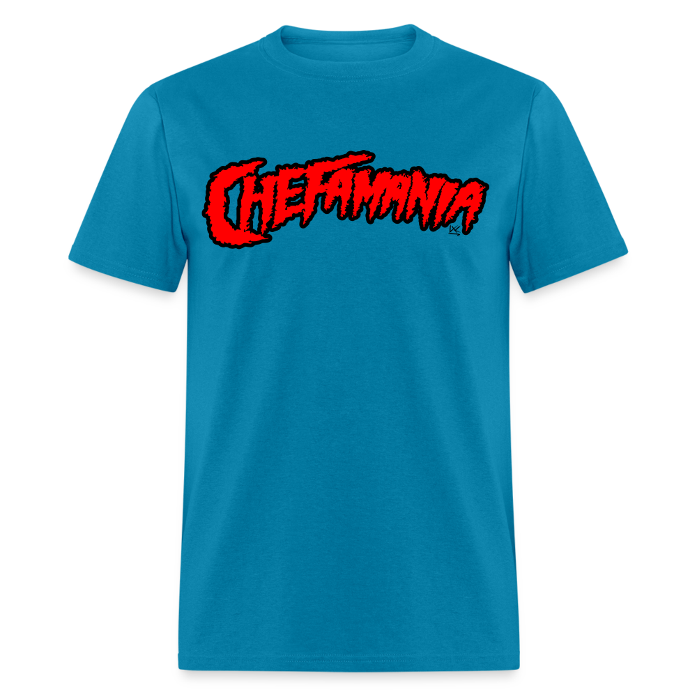 Red Chefamania Unisex Classic T-Shirt - turquoise