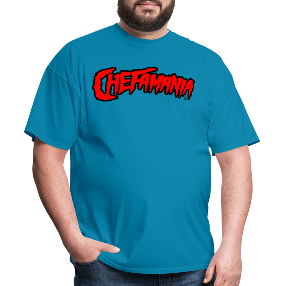 Red Chefamania Unisex Classic T-Shirt - turquoise