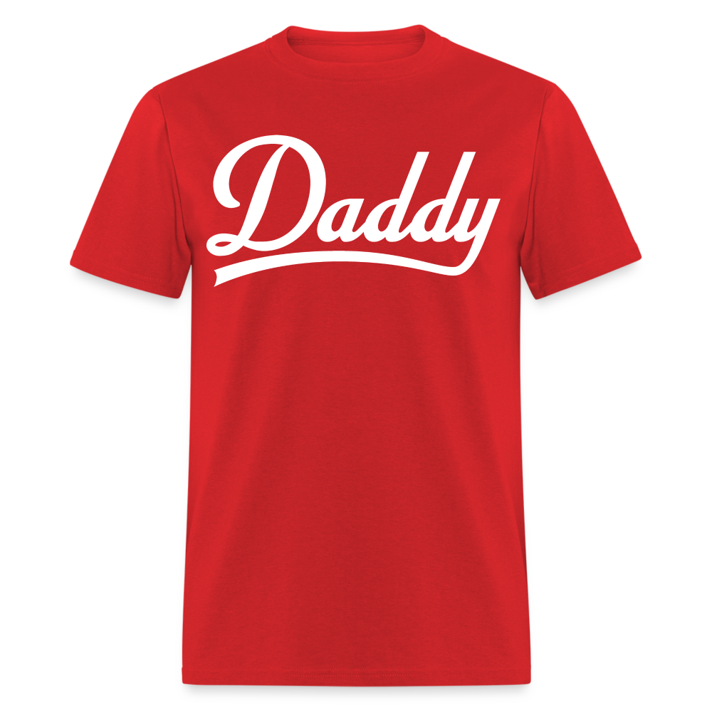 Dirty White Logo Daddy Unisex Classic T-Shirt - red