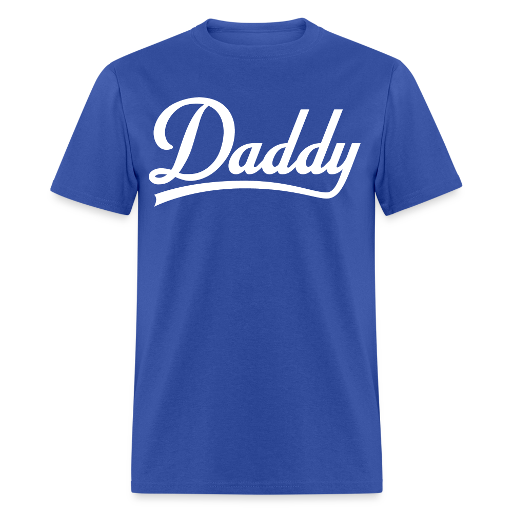 Dirty White Logo Daddy Unisex Classic T-Shirt - royal blue
